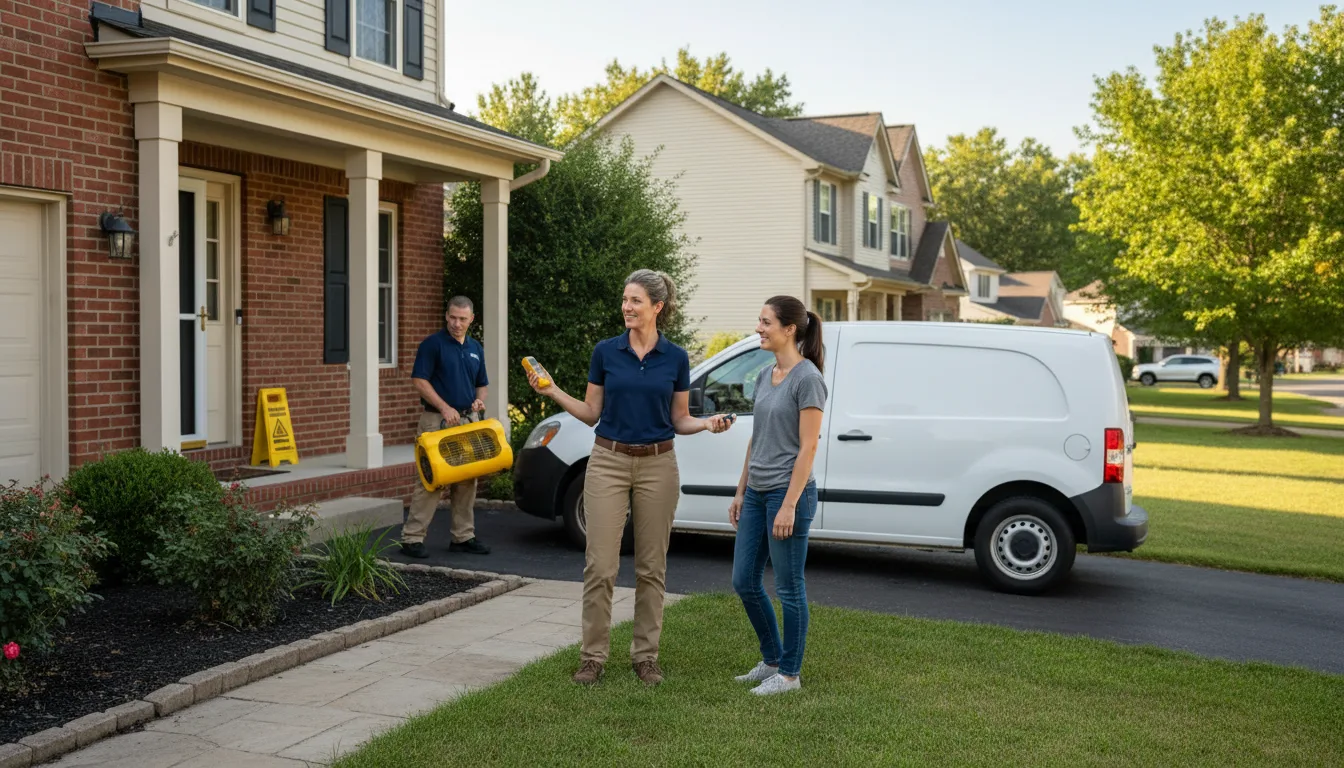 Water restoration image for Dehumidification And Cleanup Services in Allendale, SC